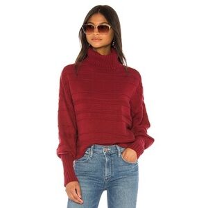 House of Harlow x Revolve Turtleneck Chunky Knit Sweater